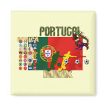 Selecção Portuguesa - 32 Paises Futebol Arte magnets