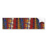 Selection of tartans bumper sticker