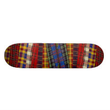 Selection of tartans skateboard deck