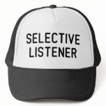 Selective Listener hats