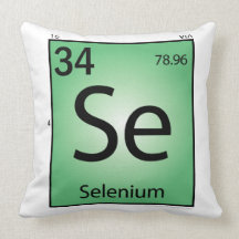Selenium (Se) Element Pillow