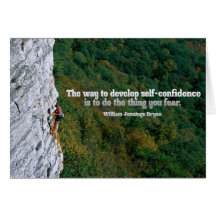 Self Confidence Inspirational Greeting Note Card