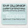 Self-Control Christian sexual purity mousepad