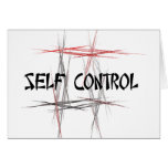 Self Control Greeting Card