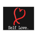 Self Love Black Post Card