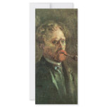 Self-Portait with pipe by Vincent van Gogh rack cards