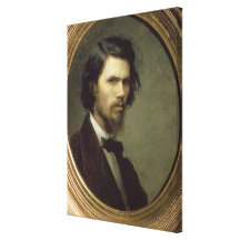 Self Portrait, 1867 Stretched Canvas Print