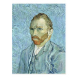 Self portrait, 1889 post card