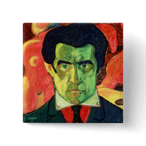 Self Portrait, 1908 Pinback Button