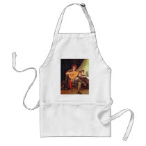 Self-Portrait As A Violin Player By Steen Jan (Bes Aprons
