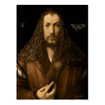 Self Portrait at the Age of Twenty-Eight, 1500 Postcard