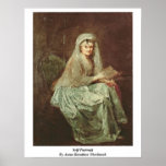 Self-Portrait By Anna Dorothea Therbusch posters