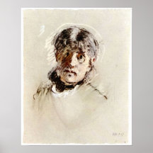 Self-Portrait by Berthe Morisot Poster
