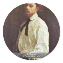 Self-Portrait By Fantin-Latour Henri Stickers
