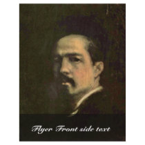 Self-Portrait By Grigorescu Nicolae (Best Quality) Flyers
