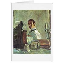 Self-Portrait By Henri De Toulouse-Lautrec cards