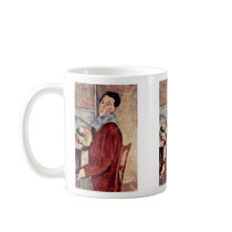 Self-Portrait By Modigliani Amedeo Coffee Mug