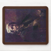 Self-Portrait By Rembrandt Harmensz. Van Rijn Mouse Pad