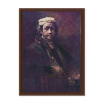 Self-Portrait By Rembrandt Harmensz. Van Rijn Post Cards