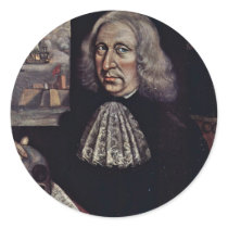 Self Portrait By Smith Thomas (Best Quality) Round Stickers