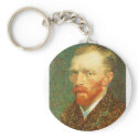 Self Portrait by Vincent van Gogh keychains