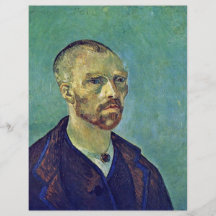 Self-Portrait Dedicated To Paul Gauguin)  By Vince Flyers