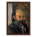 Self-Portrait In Front Olive-Green Wallpaper cards