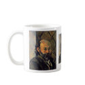 Self-Portrait In Front Olive-Green Wallpaper mugs