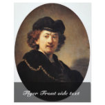 Self-Portrait With Beret And Gold Chain [1]. flyers