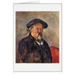 Self-Portrait With Beret By Paul Cezanne Greeting Cards