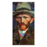 Self-Portrait with Grey Felt Hat by van Gogh Personalised Photo Card