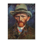 Self-Portrait with Grey Felt Hat, Vincent van Gogh Postcard