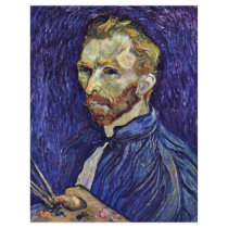 Self Portrait With Palette By Vincent Van Gogh Personalized Flyer