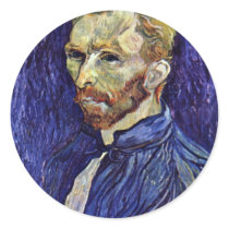 Self Portrait With Palette By Vincent Van Gogh Stickers