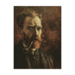 Self-Portrait with Pipe, Vincent van Gogh Post Cards