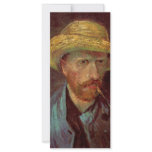 Self-Portrait with Straw Hat and Pipe by van Gogh rack cards