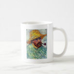 Self-Portrait With Straw Hat By Vincent Van Gogh Coffee Mugs