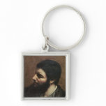 Self Portrait with Striped Collar keychains