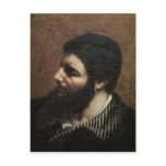 Self Portrait with Striped Collar postcards