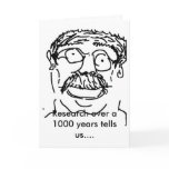 Self-Portraitd, Research over a 1000 years tell... cards