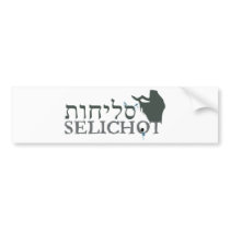 Selichot Bumper Stickers