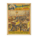 Sells Brothers Zoological Marvels Circus Poster postcards