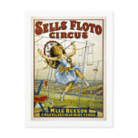 Sells Floto 1921 - M'lle Beeson Postcards