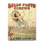 Sells Floto circus M'lle Beeson Post Cards