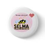 SELMA YELLOWJACKETS PINBACK BUTTON