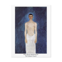 Semi Nude Self-Portrait By Richard Gerstl Postcard