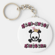Semi Sweet Sixteen Keychain