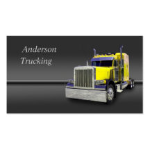 Semi Truck  Business Card