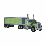 Semi Truck embroidered shirts