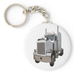 semi truck keychain